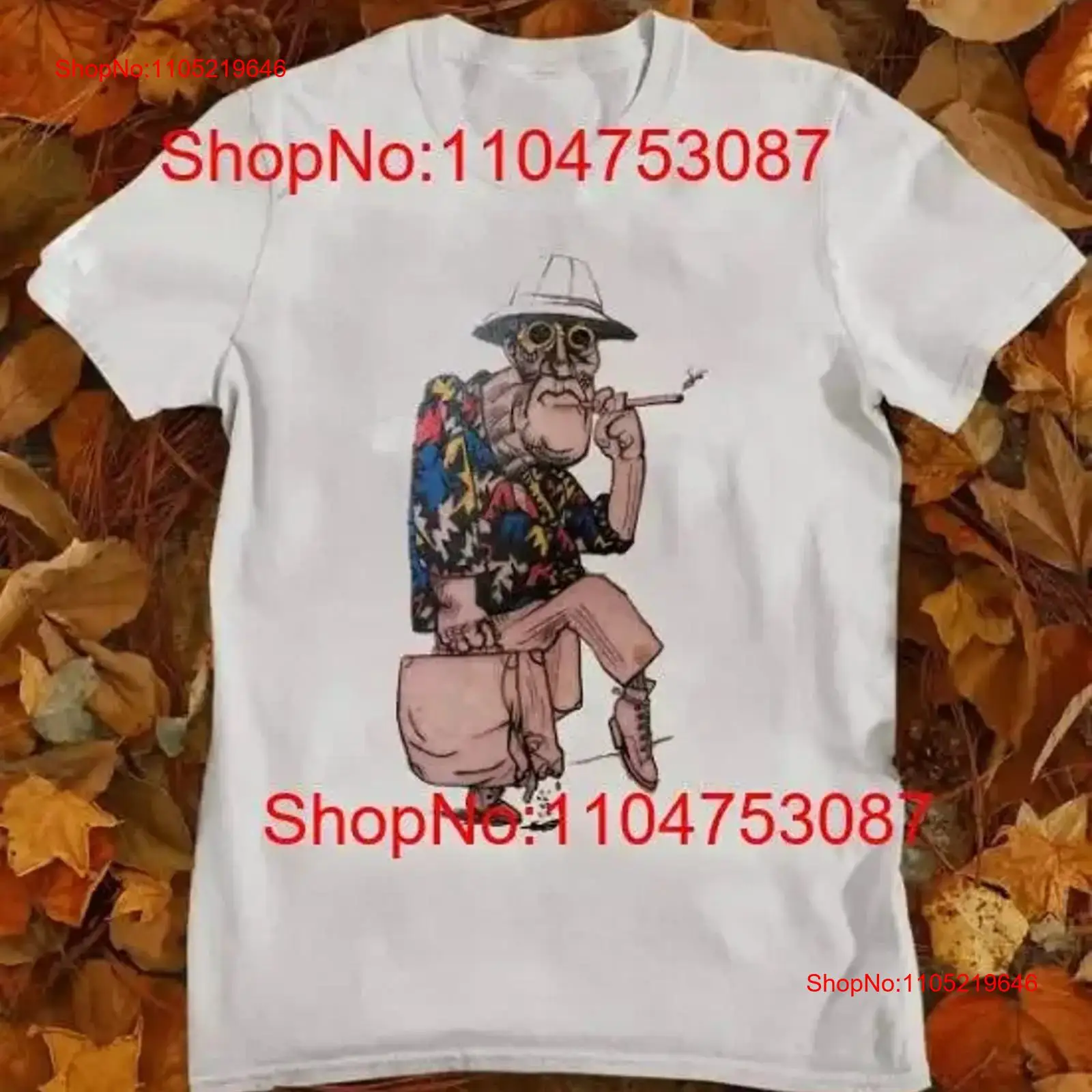 Vintage Fashion Las Vegas - เสื้อยืดสีขาว Fear Loathing ในลาสเวกัส ไซส์ S