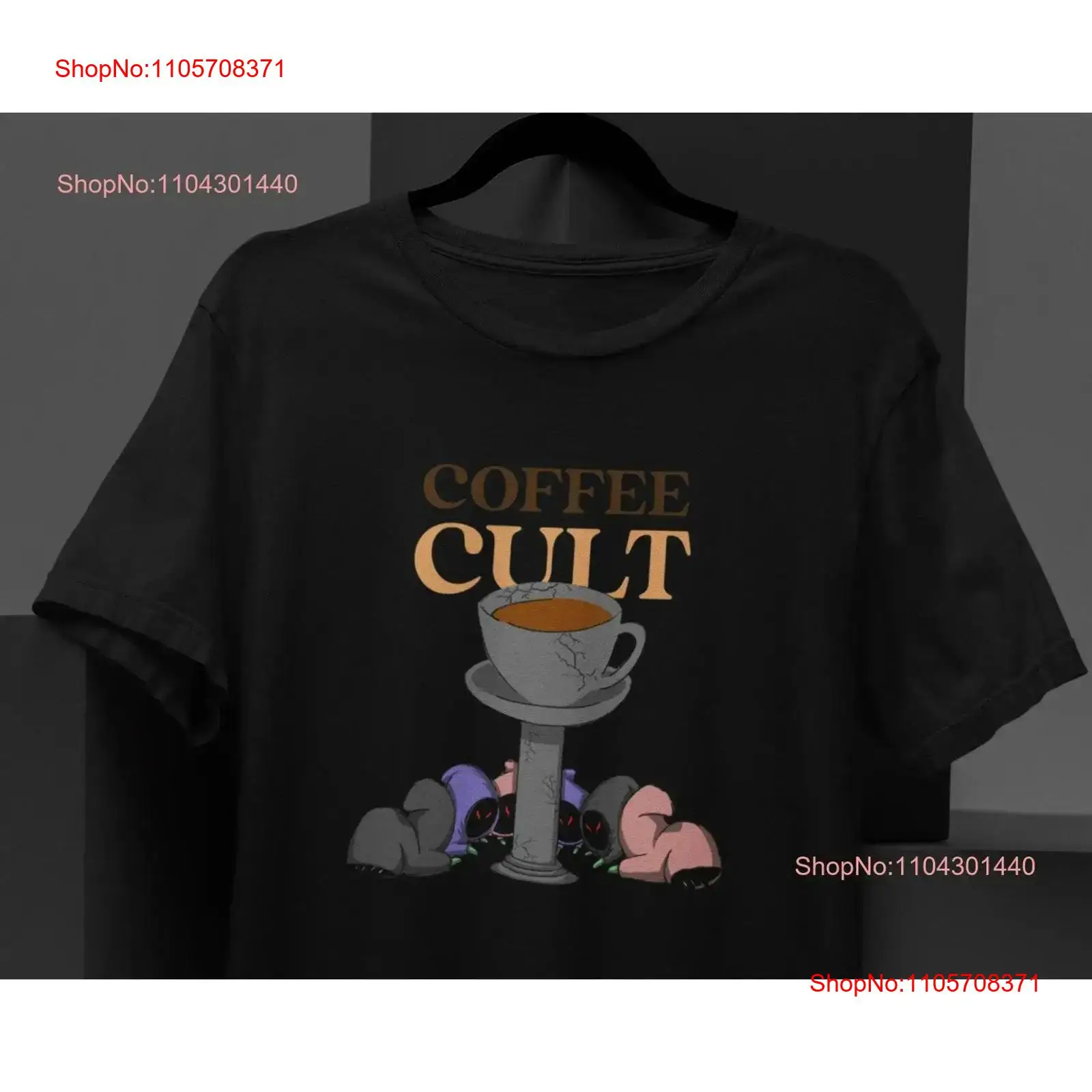 Quirky Vintage Fashion - เสื้อยืดลาย Coffee Cult ดีไซน์เก๋ไก๋ไม่ซ้ำใคร สำหรับคนรักกาแฟ ผู้ที่ชื่นชอบอารมณ์ขัน