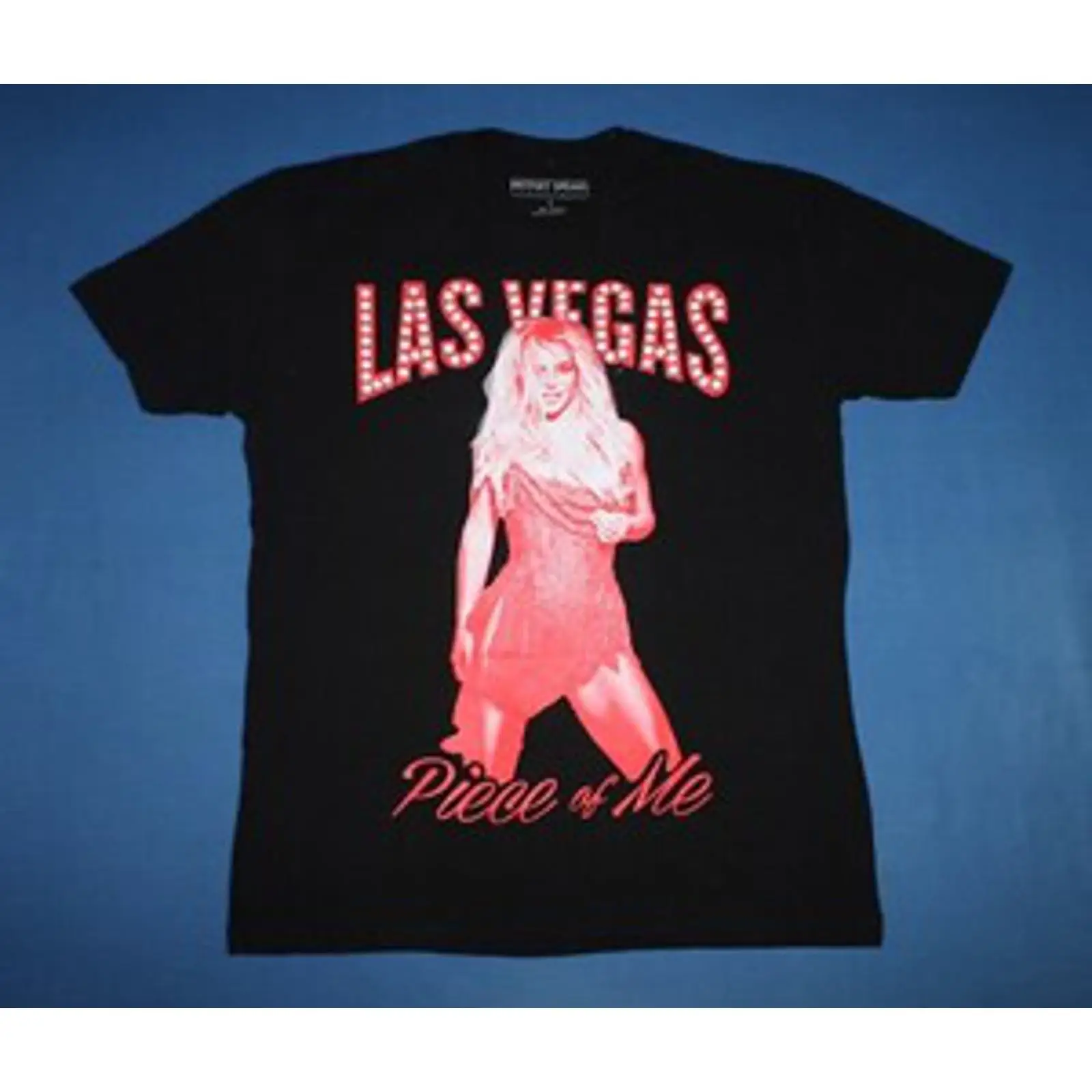 Vintage Fashion Las Vegas - เสื้อยืด Britney Spears ลาย Las Vegas