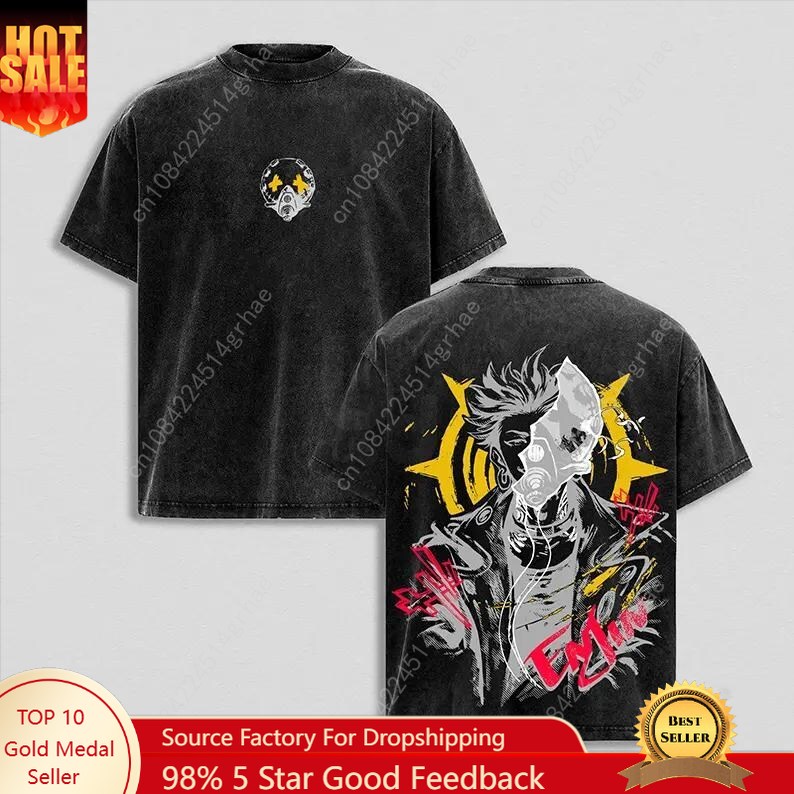 Vintage Fashion T Shirts - เสื้อยืดลายอนิเมะวินเทจ Gachiakuta เสื้อยืดสำหรับคนรักอนิเมะ ของขวัญ เสื้อยืดพิมพ์ลายกราฟิก เสื้อยืดโอเวอร์ไซส์