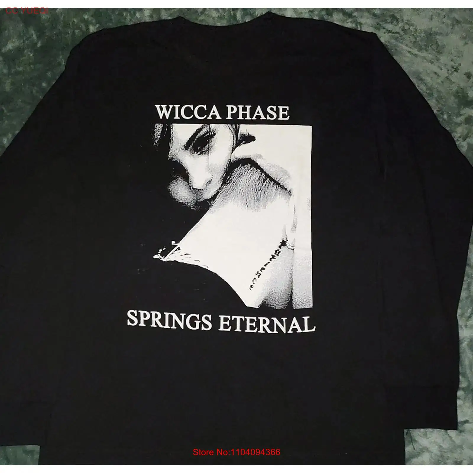 Vintage Fashion T Shirts - ของขวัญคริสต์มาส Wicca Phase Springs Eternal Cotton