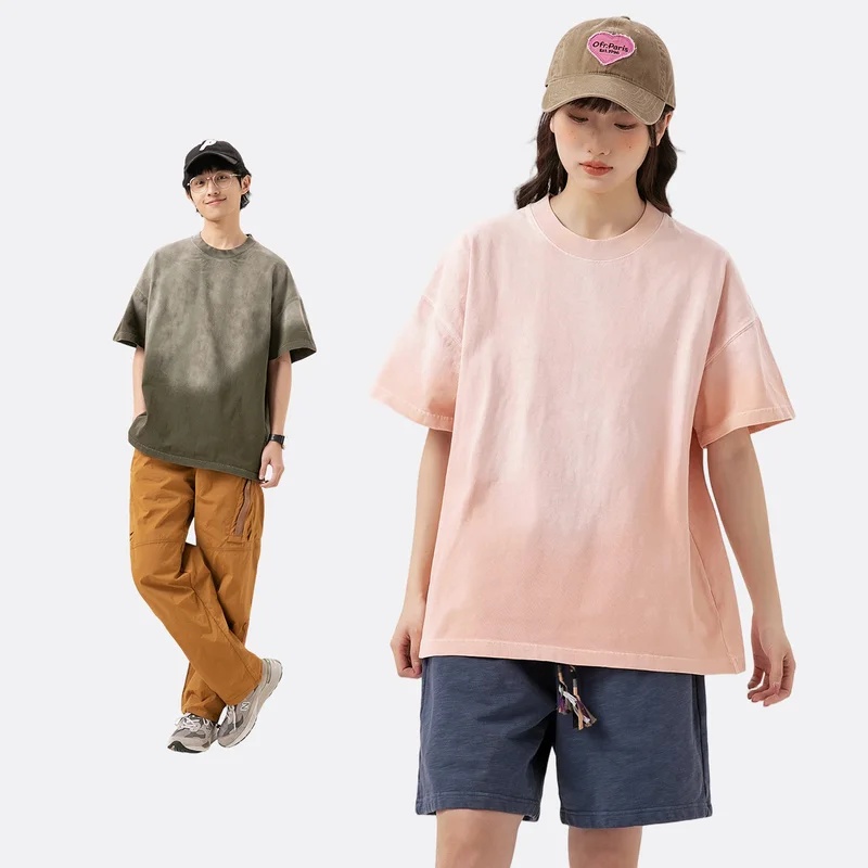 เสื้อยืดคอตตอนคุณภาพสูง 300 กร - Vintage Fashion T Shirts บทวิจารณ์และราคา