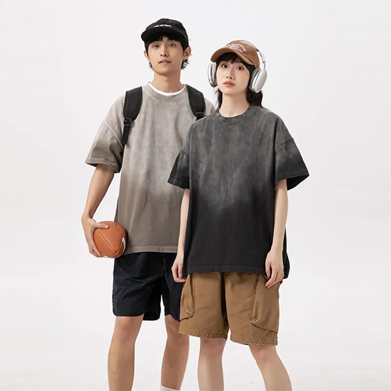 เสื้อยืดคอตตอนคุณภาพสูง 300 กร - Vintage Fashion T Shirts บทวิจารณ์และราคา