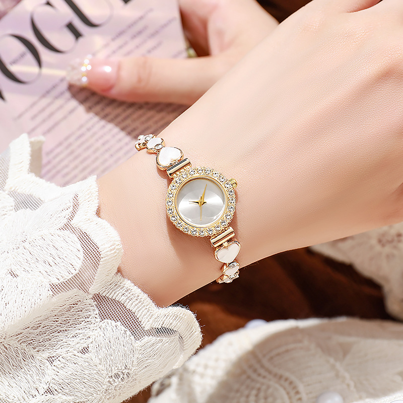 นาฬิกาควอตซ์สำหรับผู้หญิง ดีไซ - Vintage Fashion Style Female บทวิจารณ์และราคา