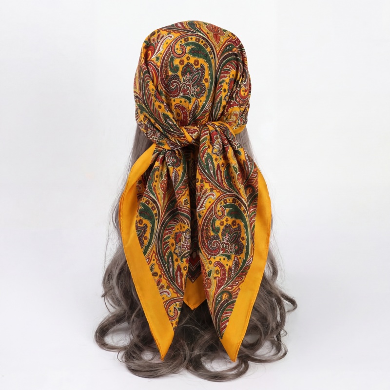 ผ้าพันคอซาตินวินเทจทรงสี่เหลี่ - Vintage Fashion Hijab บทวิจารณ์และราคา
