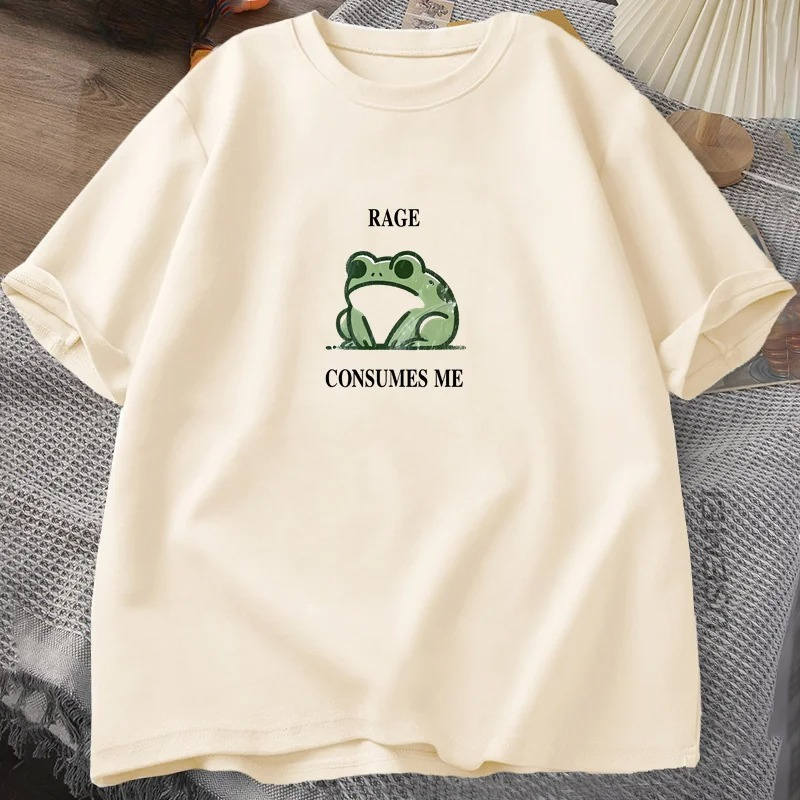 Rage Consumes Me Frog เสื้อยืด - Vintage Fashion T Shirts บทวิจารณ์และราคา