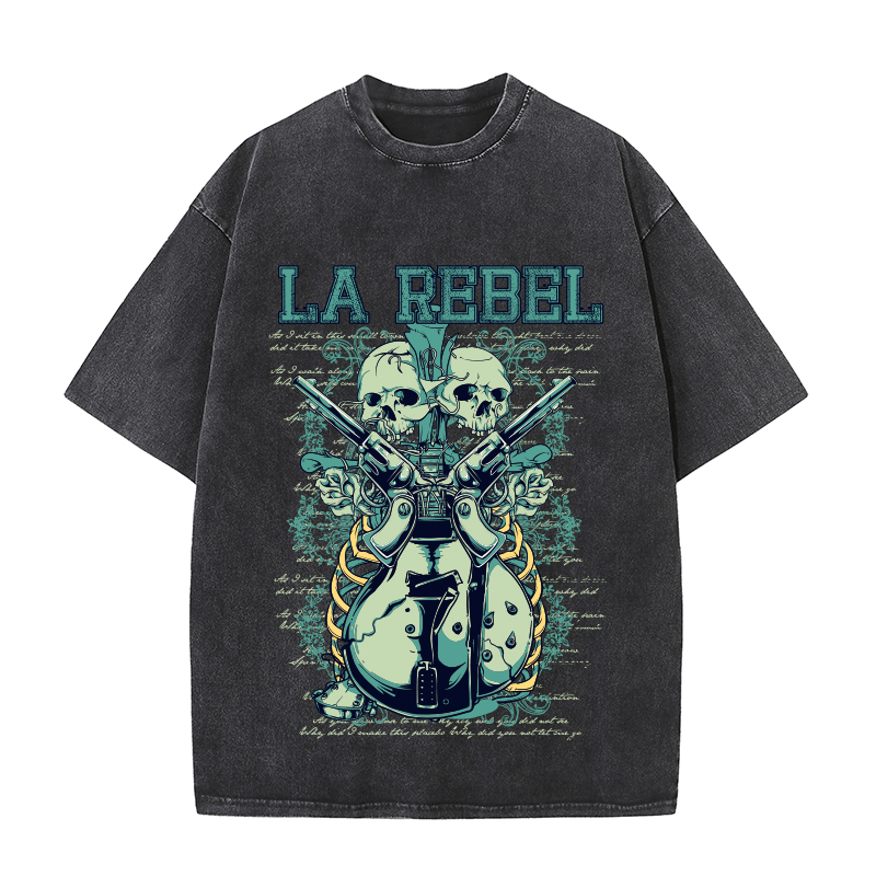 เสื้อยืดลายหัวกะโหลกแบบส่วนตัว - Vintage Fashion T Shirts บทวิจารณ์และราคา