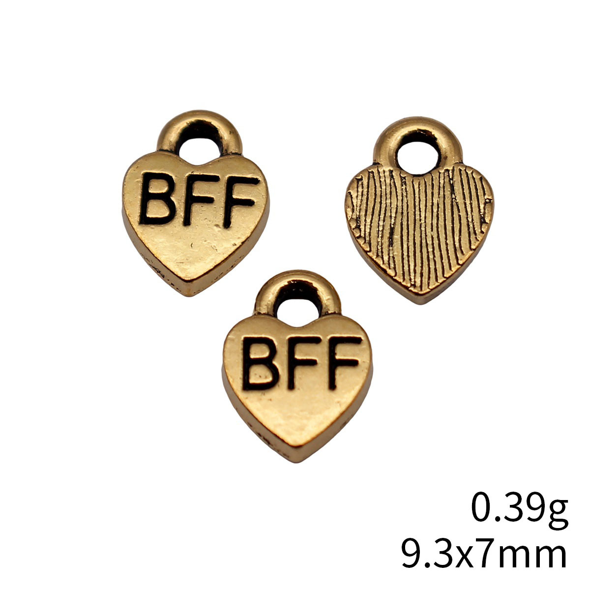 40 ชิ้น 9.3x7 มม. สีทองโบราณ B - Vintage Fashion Tags บทวิจารณ์และราคา