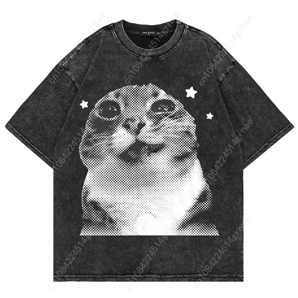 เสื้อยืดลายแมวตลกสไตล์วินเทจ Y - Vintage Fashion T Shirts บทวิจารณ์และราคา