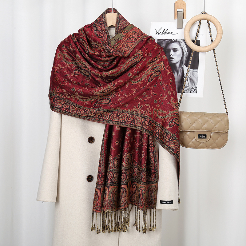 ผ้าพันคอพิมพ์ลายโบฮีเมียนลายเม - Vintage Fashion Hijab บทวิจารณ์และราคา