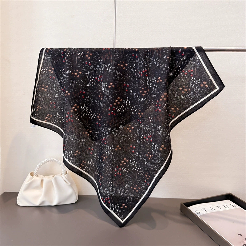 ผ้าพันคอสี่เหลี่ยมเล็ก 68 ซม.  - Vintage Fashion Hijab บทวิจารณ์และราคา