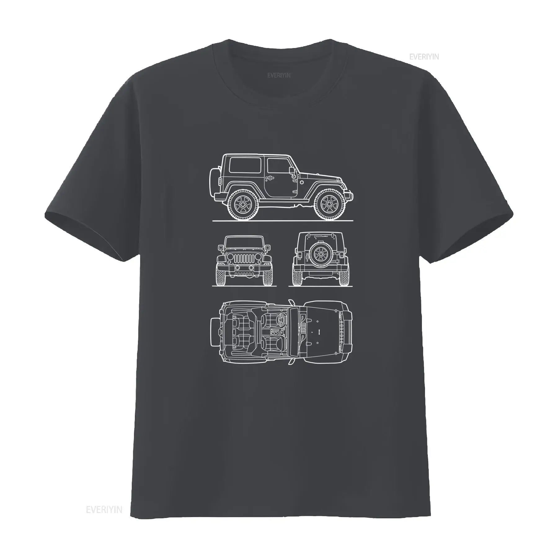เสื้อยืดผู้ชาย Off Road SUV Ru - Vintage Fashion Drawings บทวิจารณ์และราคา