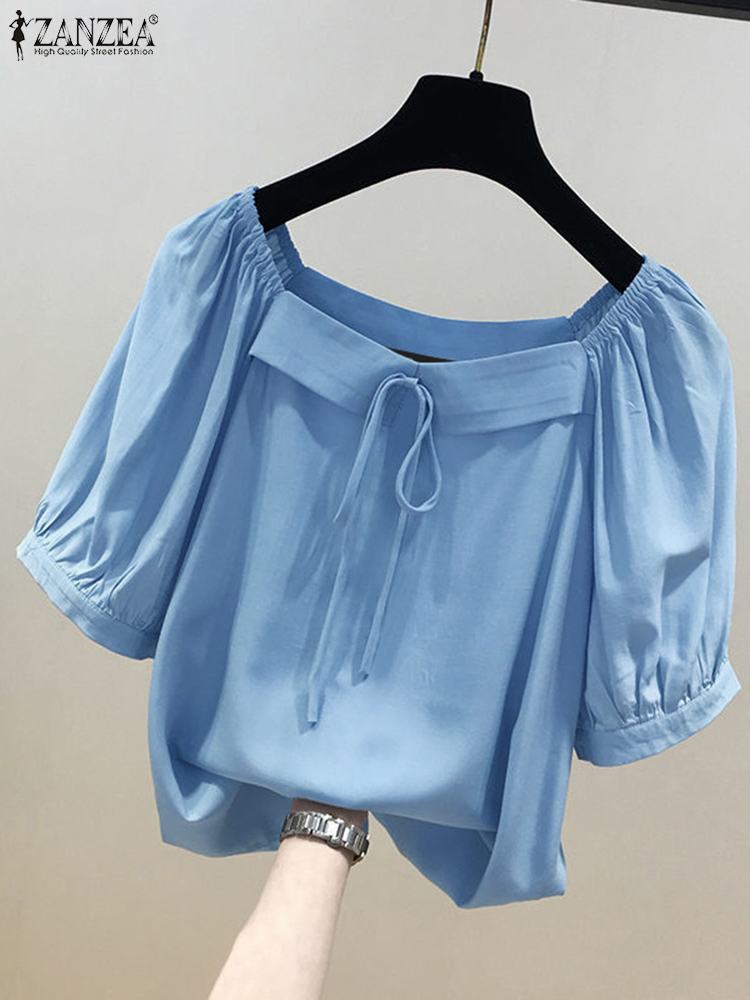 Zanzea เสื้อผู้หญิงสไตล์เกาหลี - Vintage Fashion Style Female บทวิจารณ์และราคา