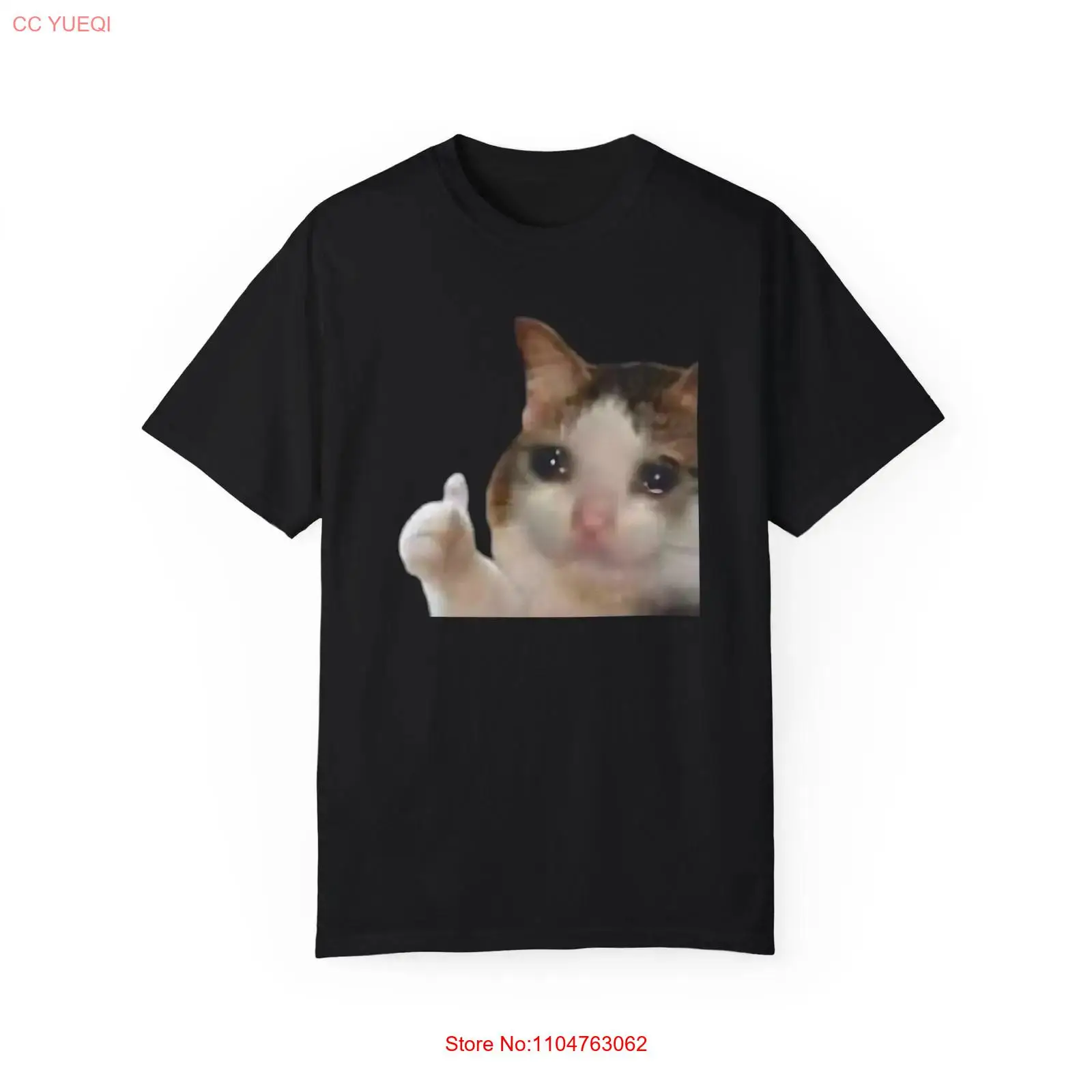 เสื้อยืดลายแมวมีม 