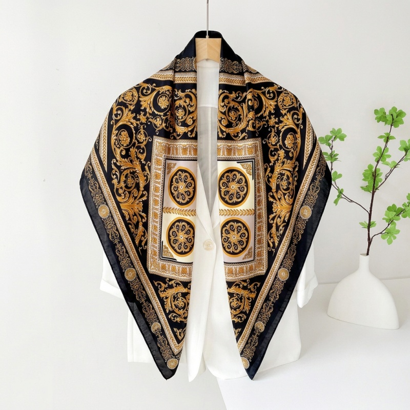 ผ้าพันคอซาตินวินเทจทรงสี่เหลี่ - Vintage Fashion Hijab บทวิจารณ์และราคา