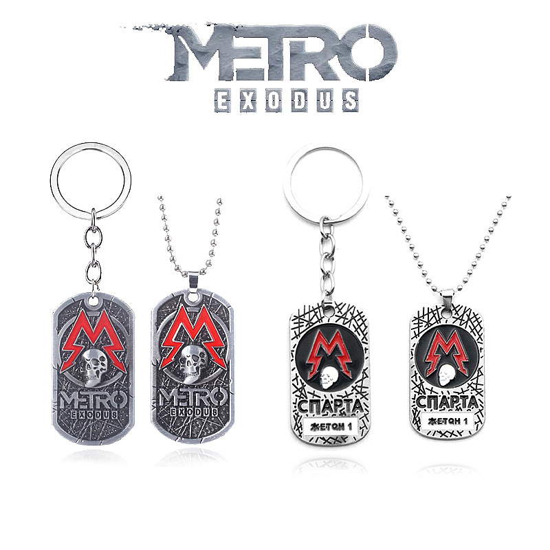 เกมMetro Exodus 2033 พวงกุญแจค - Vintage Fashion Tags บทวิจารณ์และราคา