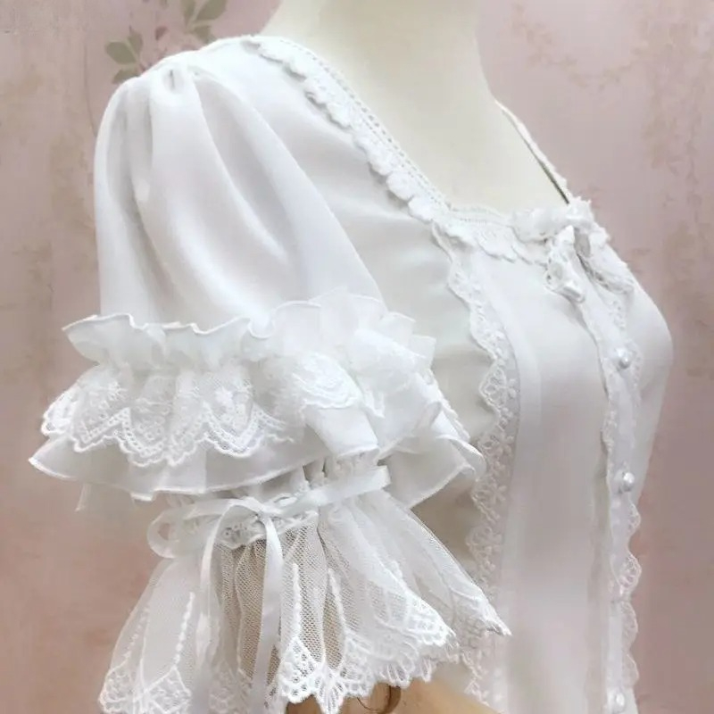 เสื้อสไตล์วินเทจ Y2K โลลิต้า ส - Vintage Fashion Style Female บทวิจารณ์และราคา