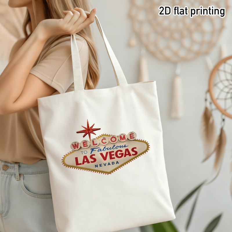 กระเป๋าผ้าลายป้ายต้อนรับลาสเวก - Vintage Fashion Las Vegas บทวิจารณ์และราคา