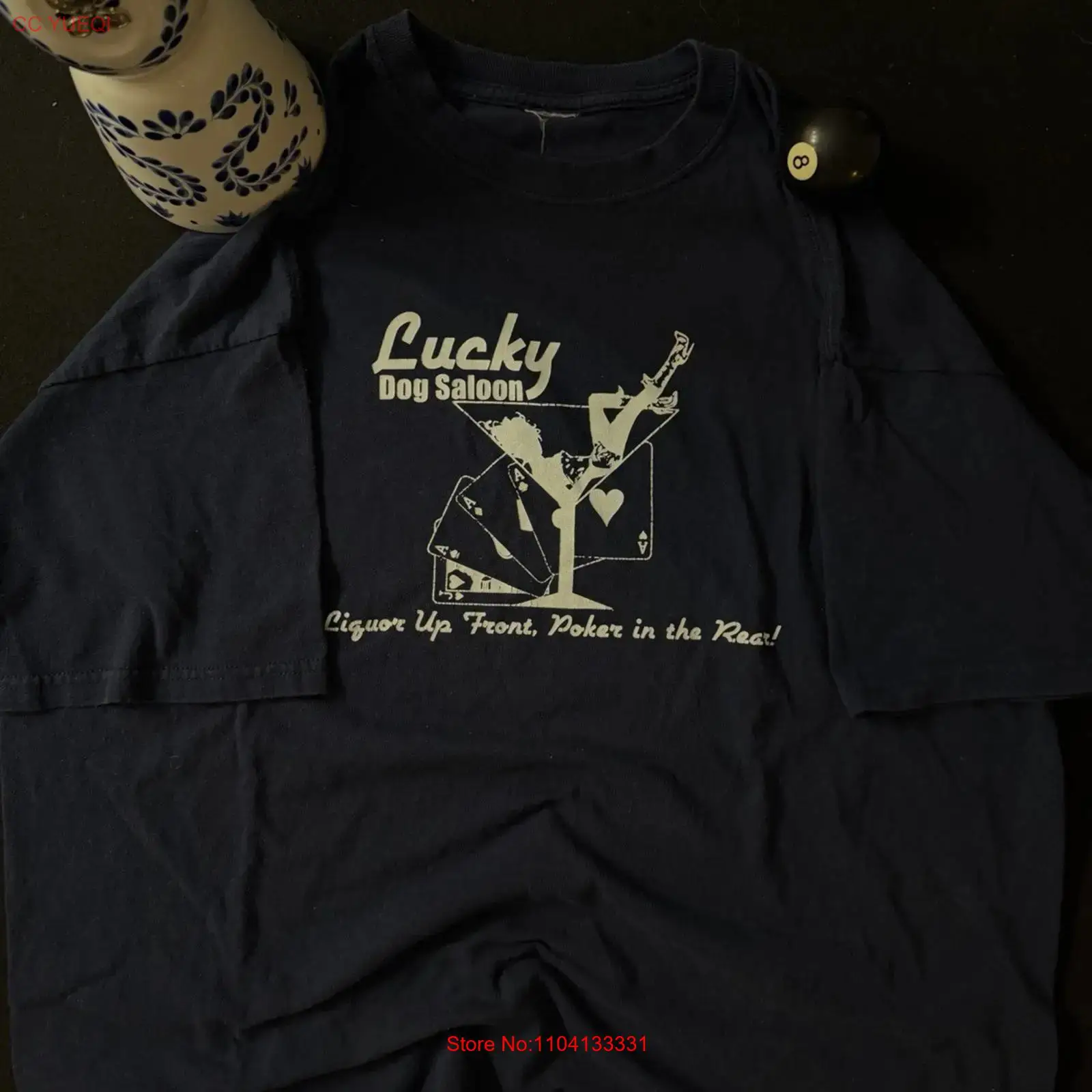 เสื้อยืดวินเทจยุค 90 ลาย Lucky - Vintage Fashion Las Vegas บทวิจารณ์และราคา