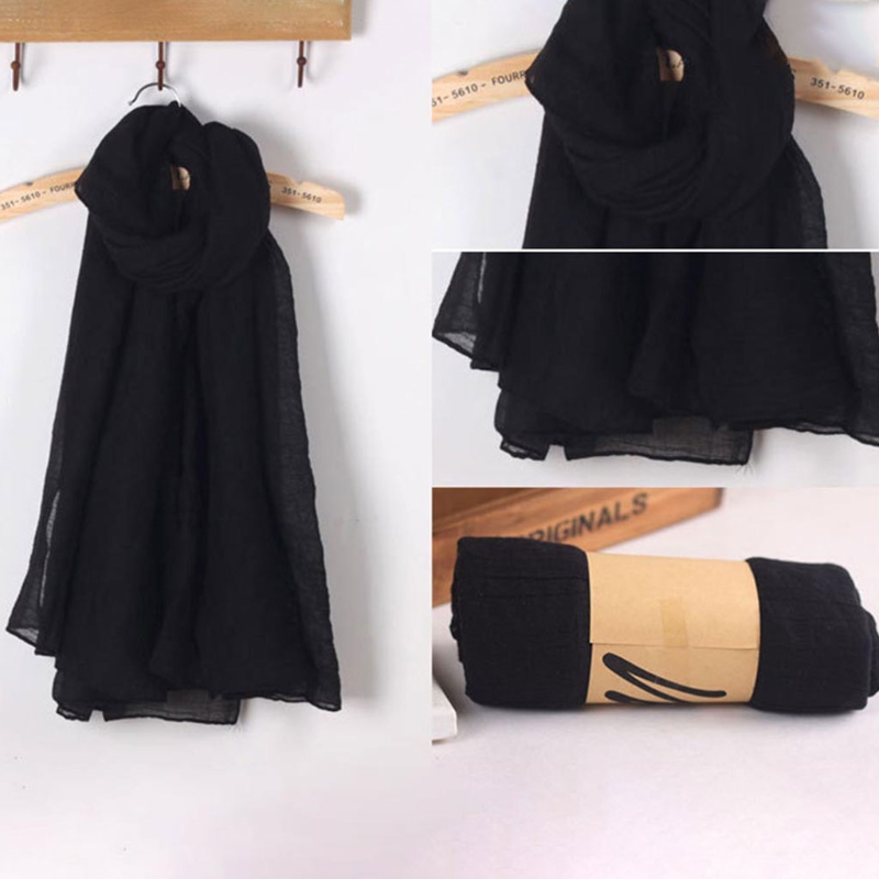 2020 แฟชั่นผู้หญิงใหม่ 16 สียา - Vintage Fashion Hijab บทวิจารณ์และราคา