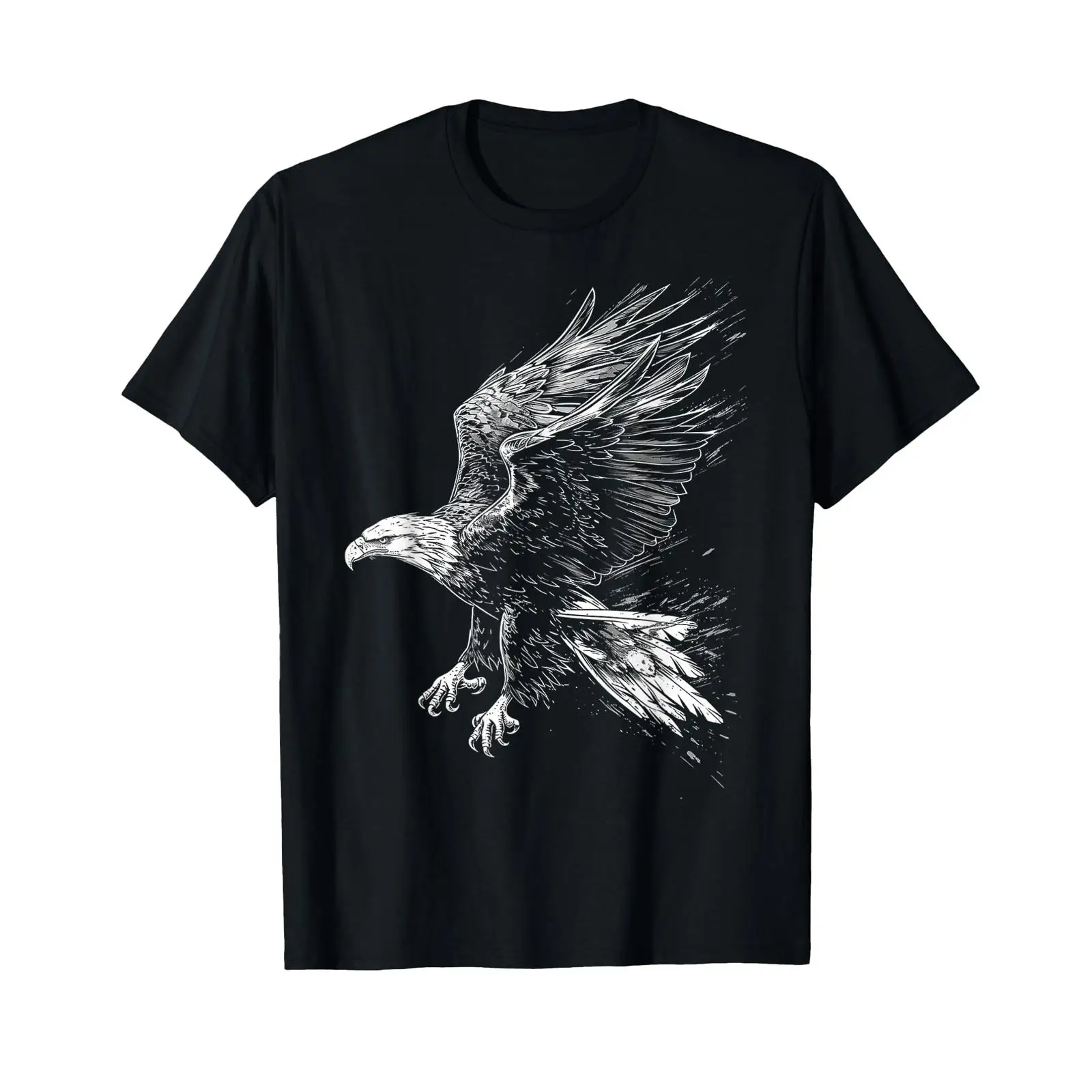 เสื้อยืดลายกราฟิกศิลปะรูปนกอิน - Vintage Fashion Drawings บทวิจารณ์และราคา