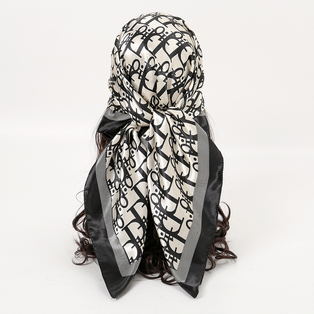 ผ้าพันคอไหมพิมพ์ลายวินเทจสำหรั - Vintage Fashion Hijab บทวิจารณ์และราคา