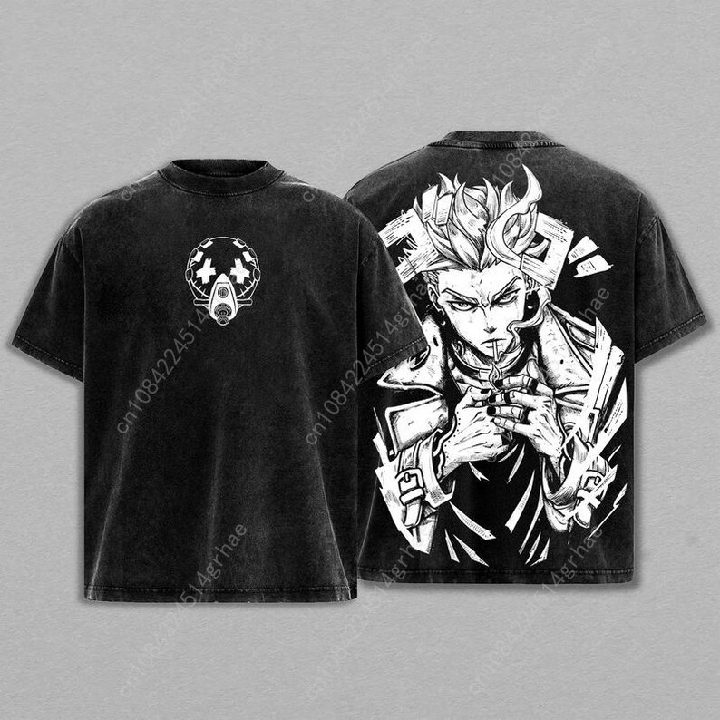 เสื้อยืดลายอนิเมะวินเทจ Gachia - Vintage Fashion T Shirts บทวิจารณ์และราคา