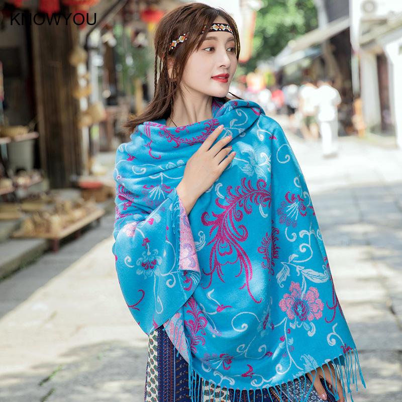 ขนาดใหญ่ผ้าพันคอสแควร์เลียนแบบ - Vintage Fashion Hijab บทวิจารณ์และราคา