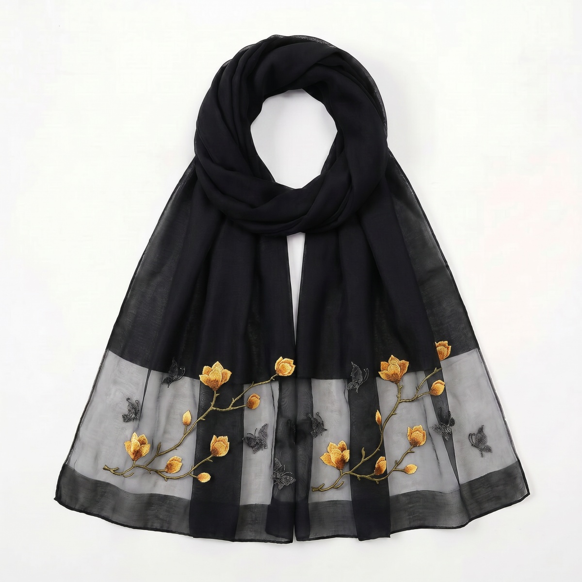 ผ้าพันคอพิมพ์ลาย ฮิญาบ ผ้าพันค - Vintage Fashion Hijab บทวิจารณ์และราคา